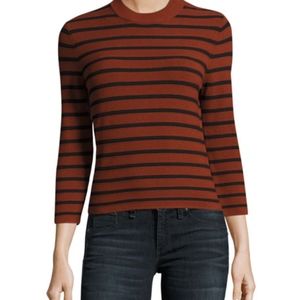 THEORY Lemdora Prosecco Striped Sweater